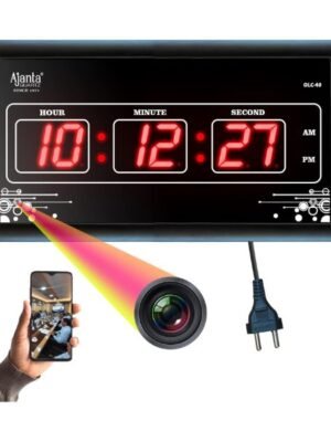 spy-wifi-full-hd-1080p-4k-ajanta-wall-clock-camera 4K Full HD WiFi Digital Spy Camera Wall Clock Hidden with Video Recording and HD Voice Quality Watch Live Motion Detection